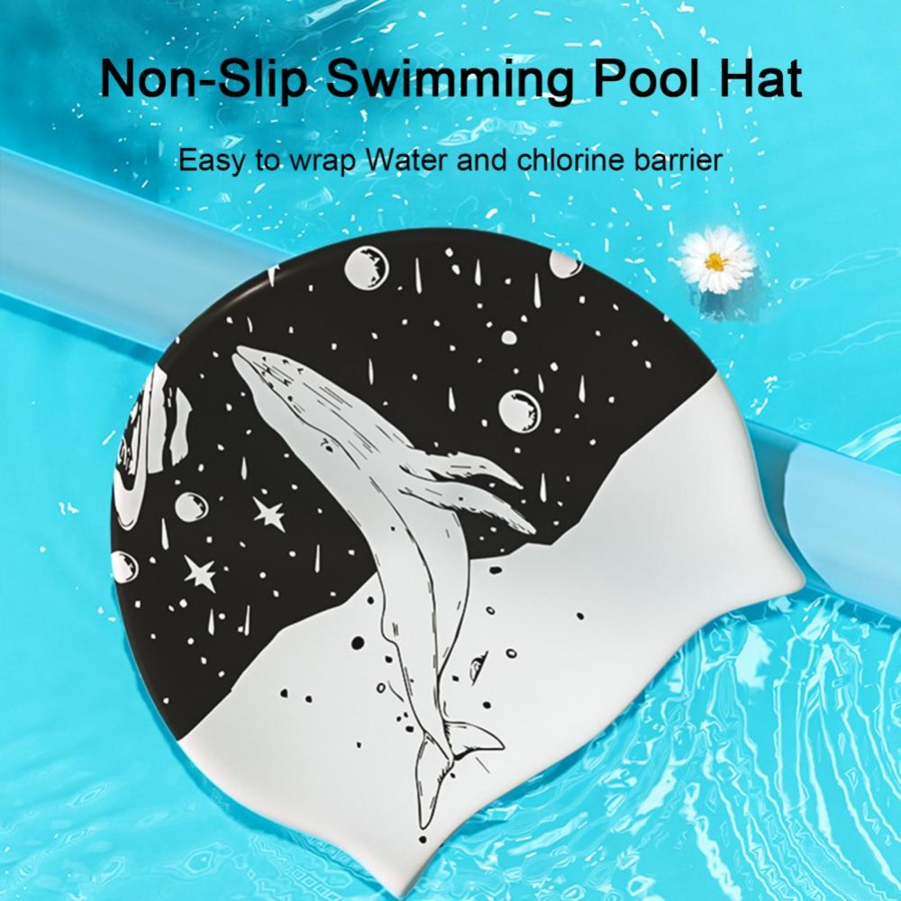 Swim Hat Silicone - Niet te strakke zwemmuts met dubbelzijdige
