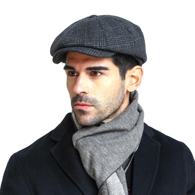 Newsboy Cap Ivy - Big Head Oversize Plus Size Heren