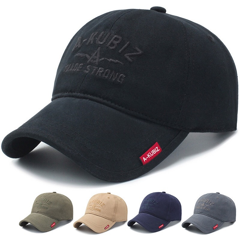 Baseball Cap Structured - Golf-dad-hoed, verstelbare klassieke, laag uitgesneden katoenen