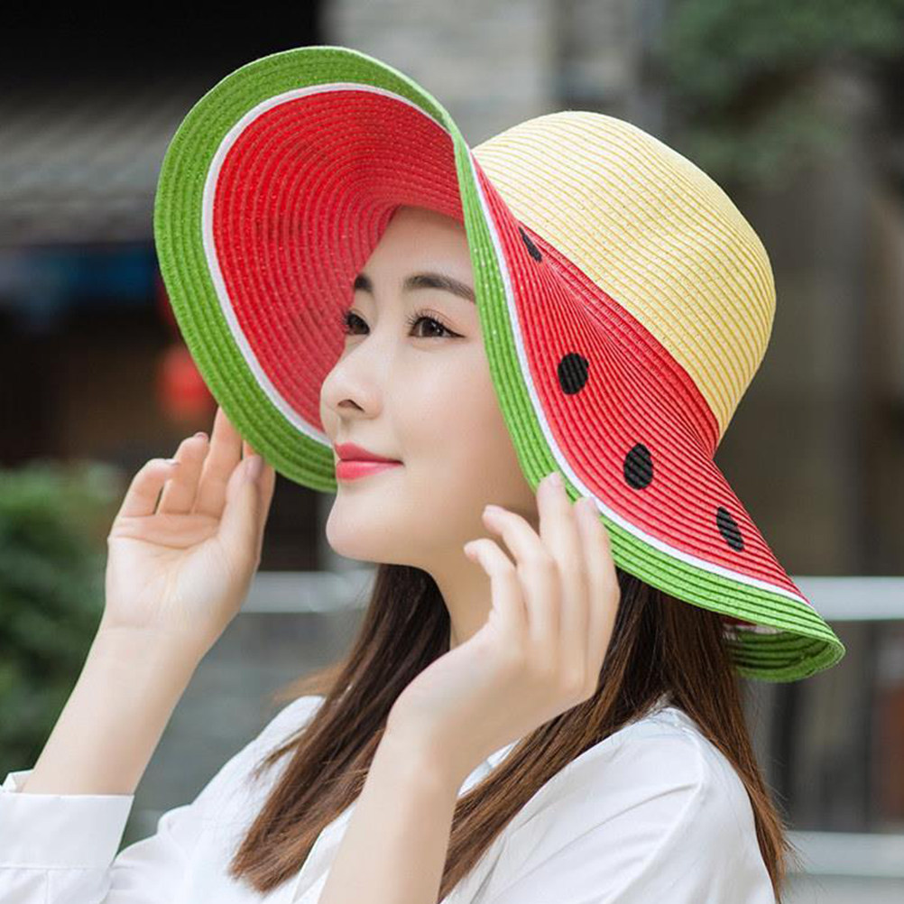Meisjes Watermeloen Strohoed Z - Sun Hat Wide Brim recensie en prijs