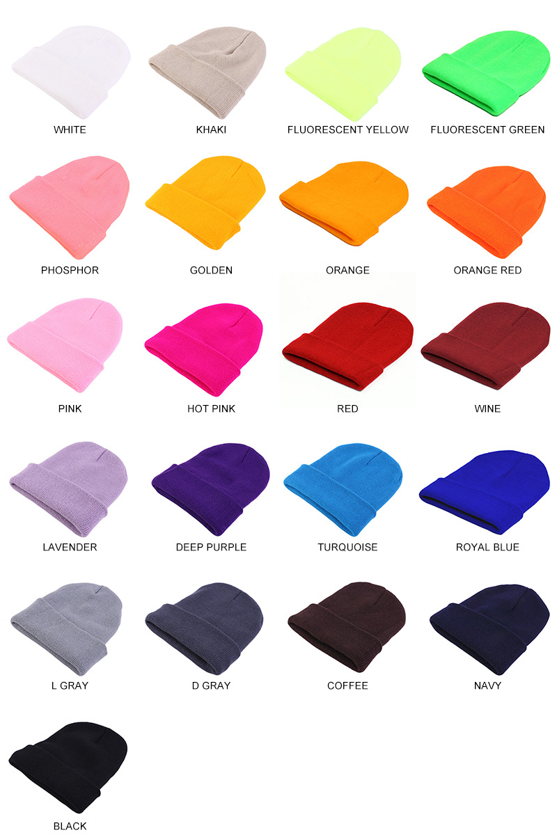Modieuze effen gebreide beanie - Beanie Cuffed Knit recensie en prijs