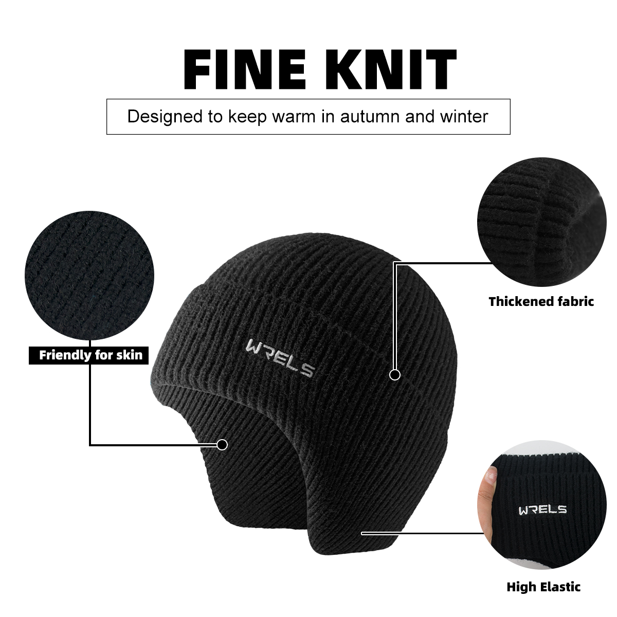 WRELS Winterhelmvoering Oorbes - Skull Cap Helmet Liner recensie en prijs