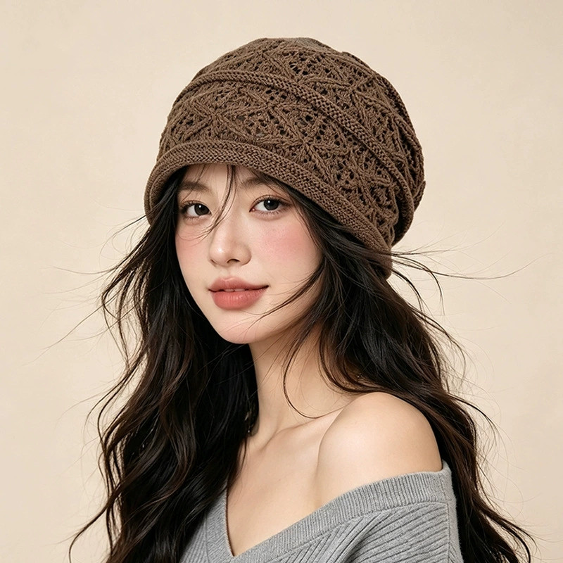 Damesmutsen met omslag en uits - Beanie Cuffed Knit recensie en prijs