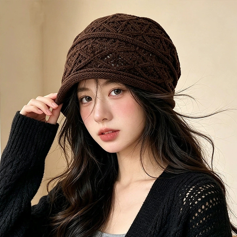 Damesmutsen met omslag en uits - Beanie Cuffed Knit recensie en prijs