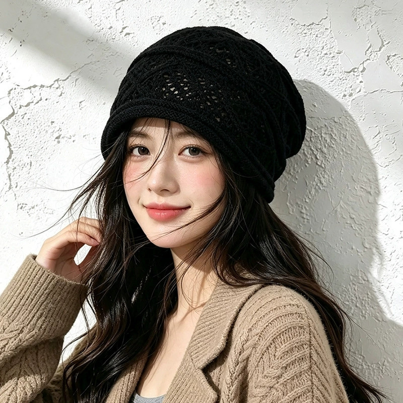 Damesmutsen met omslag en uits - Beanie Cuffed Knit recensie en prijs