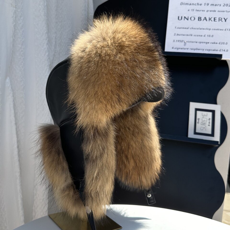 Echte vossenbontmuts voor dame - Trapper Hat Ear Flap recensie en prijs